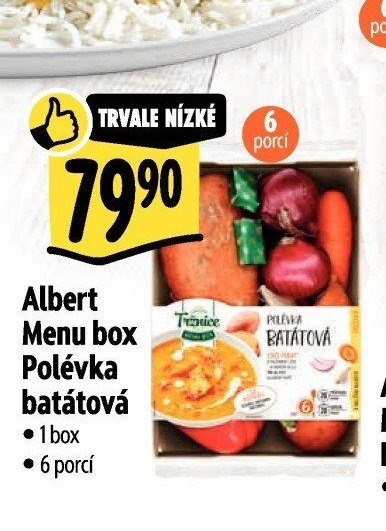 Albert Menu box Polévka batátová