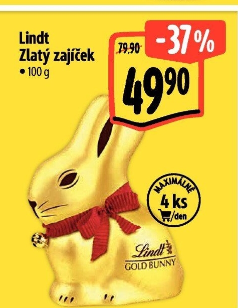 Čokoládový zajíc Lindt