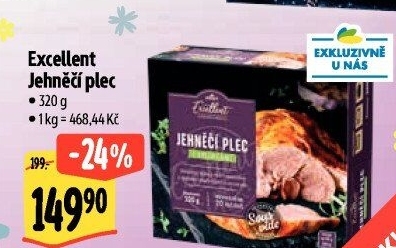 Jehněčí plec Sous vide Albert Excellent