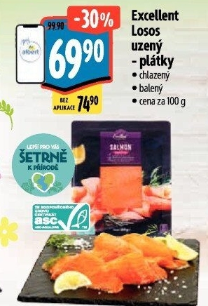 Losos uzený Albert Excellent