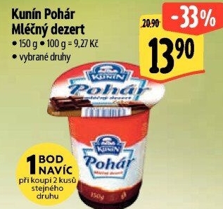 Mléčný Pohár Mlékárna Kunín