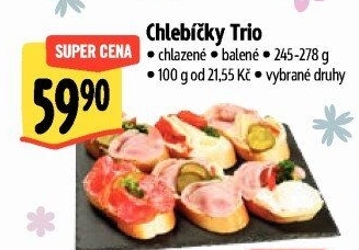 Obložený chlebíček