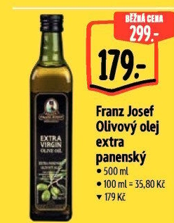 Olivový olej extra panenský Exclusive Franz Josef Kaiser