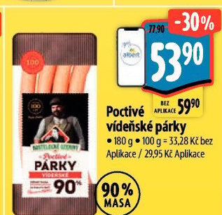 Párky vídeňské poctivé Kostelecké uzeniny