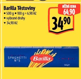 Těstoviny Barilla