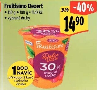 Tvarohový dezert ovocný Dolce Vita Fruitisimo Madeta