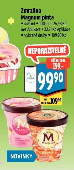 Zmrzlina v kelímku Magnum Algida