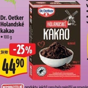 Kakao holandské Dr. Oetker
