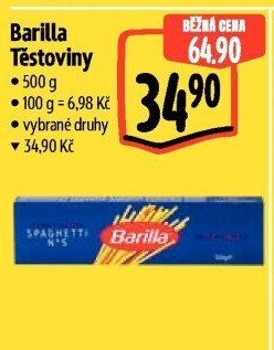 Těstoviny Barilla