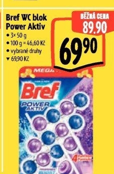 WC blok tuhý Power Aktiv Bref