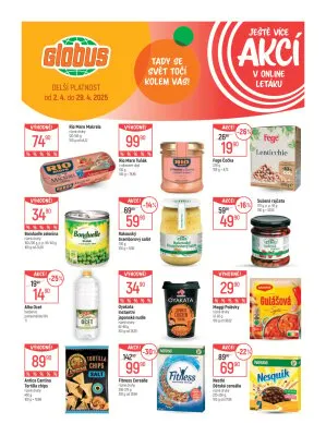akční leták Globus 16.4.2025-22.4.2025