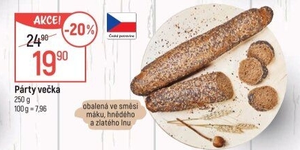 Pečivo Párty večka