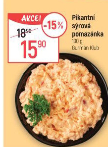 Pikantní sýrová pomazánka