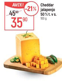 Sýr Cheddar s Jalapenjo