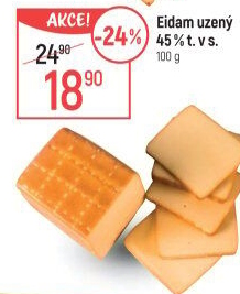 Sýr Eidam uzený 45%