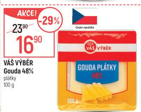 Sýr Gouda 48 % Váš Výběr