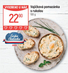 Vajíčková pomazánka s rukolou Globus