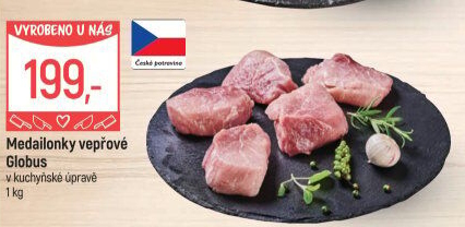 Vepřové medailonky Globus