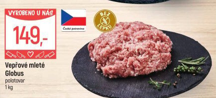 Vepřové mleté maso Globus