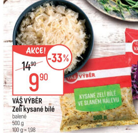 Zelí kysané bílé Váš výběr