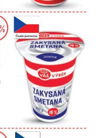 Váš výběr Zakysaná smetana