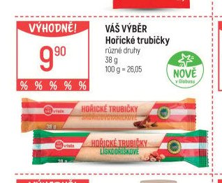 VÁŠ VÝBĚR Hořické trubičky