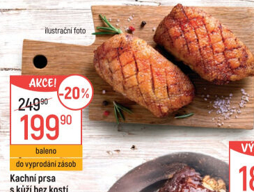 Kachní prsa bez kosti