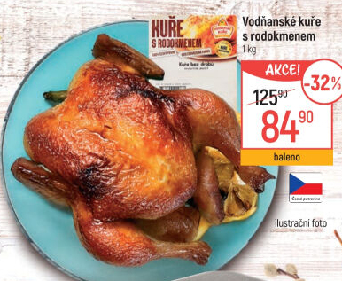 Kuře s rodokmenem Vodňanské kuře