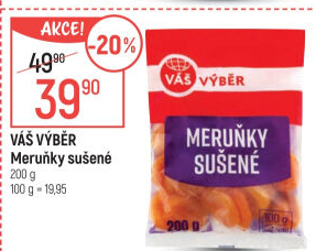 Meruňky sušené Váš Výběr