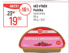Paštiky Váš výběr