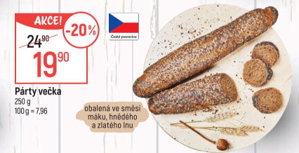 Pečivo Párty večka
