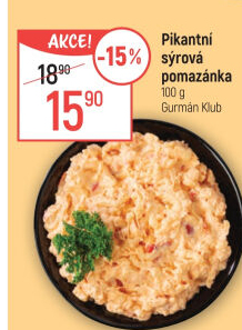 Pikantní sýrová pomazánka