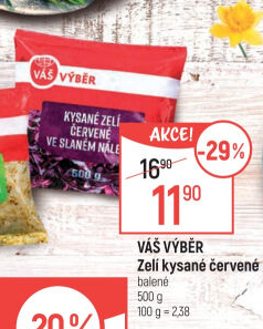Zelí kysané červené Váš výběr