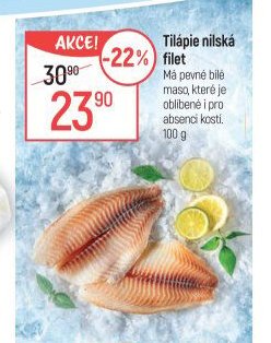 Tilápie nilská filet