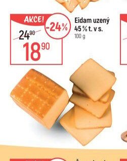 Eidam uzený 45% t. v s.