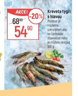 Kreveta tygří s hlavou