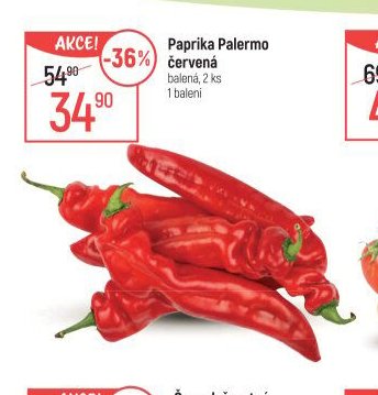 Paprika Palermo červená