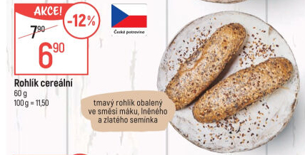 Cereální rohlík