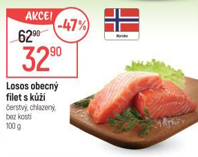 Losos obecný filety