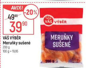 Meruňky sušené Váš Výběr