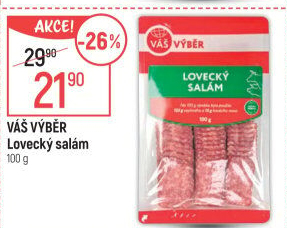 Salám lovecký Váš Výběr