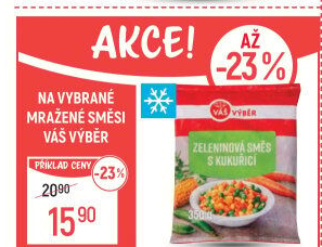 Směs s kukuřicí mražená Váš Výběr