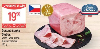 Šunka dušená výběrová Globus