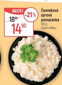 Česneková pomazánka se sýrem