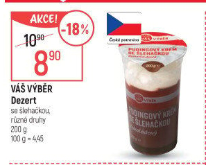 Dezert se šlehačkou Váš Výběr