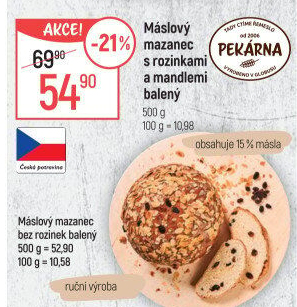 Mazanec máslový Globus