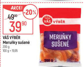 Meruňky sušené Váš Výběr