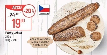 Pečivo Párty večka