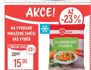Směs s kukuřicí mražená Váš Výběr