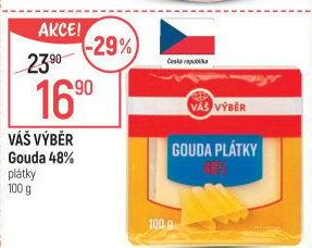 Sýr Gouda 48 % Váš Výběr